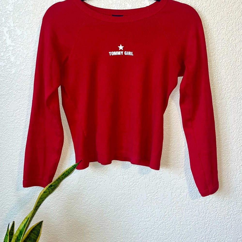 Tommy Hilfiger Women's Red Top